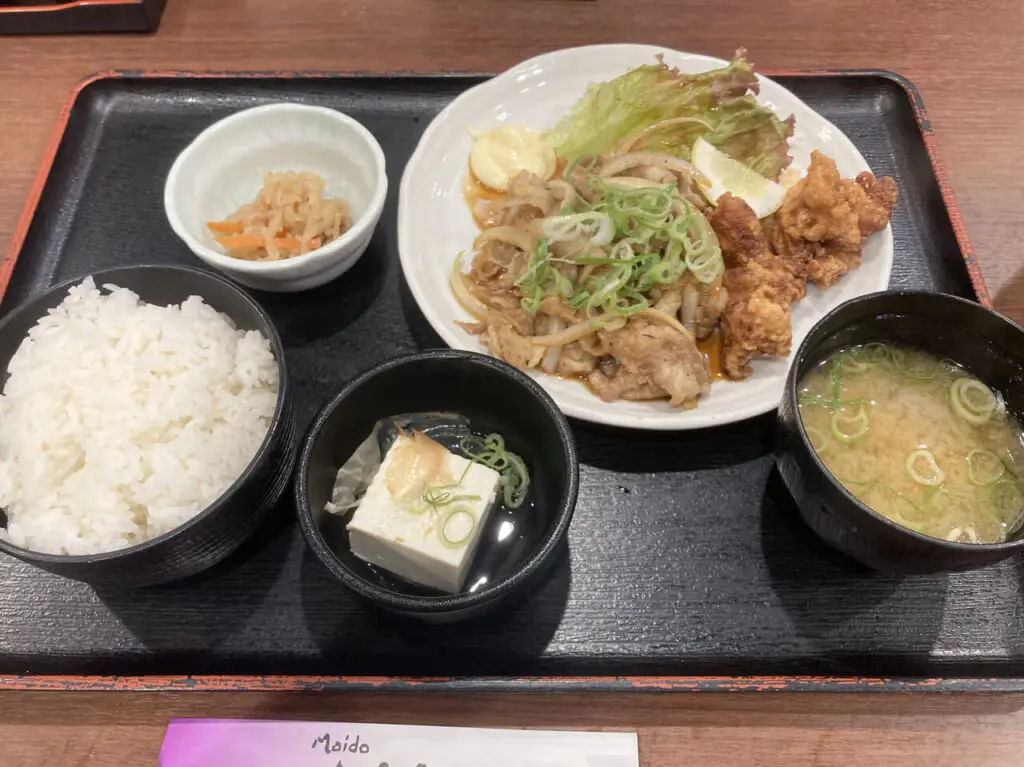 豚しょうが焼き定食