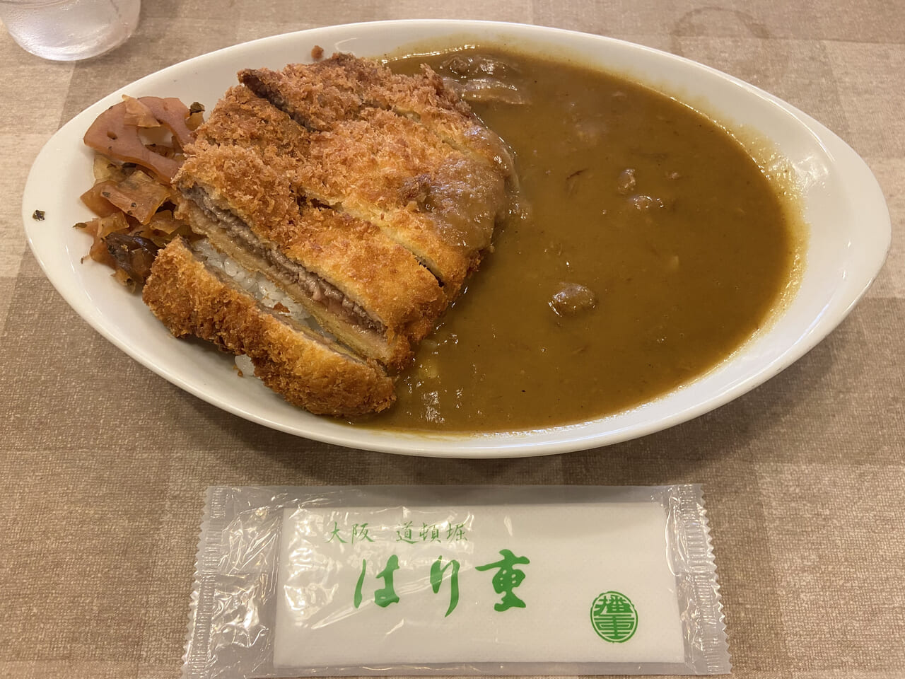 野菜サラダビーフカツカレー