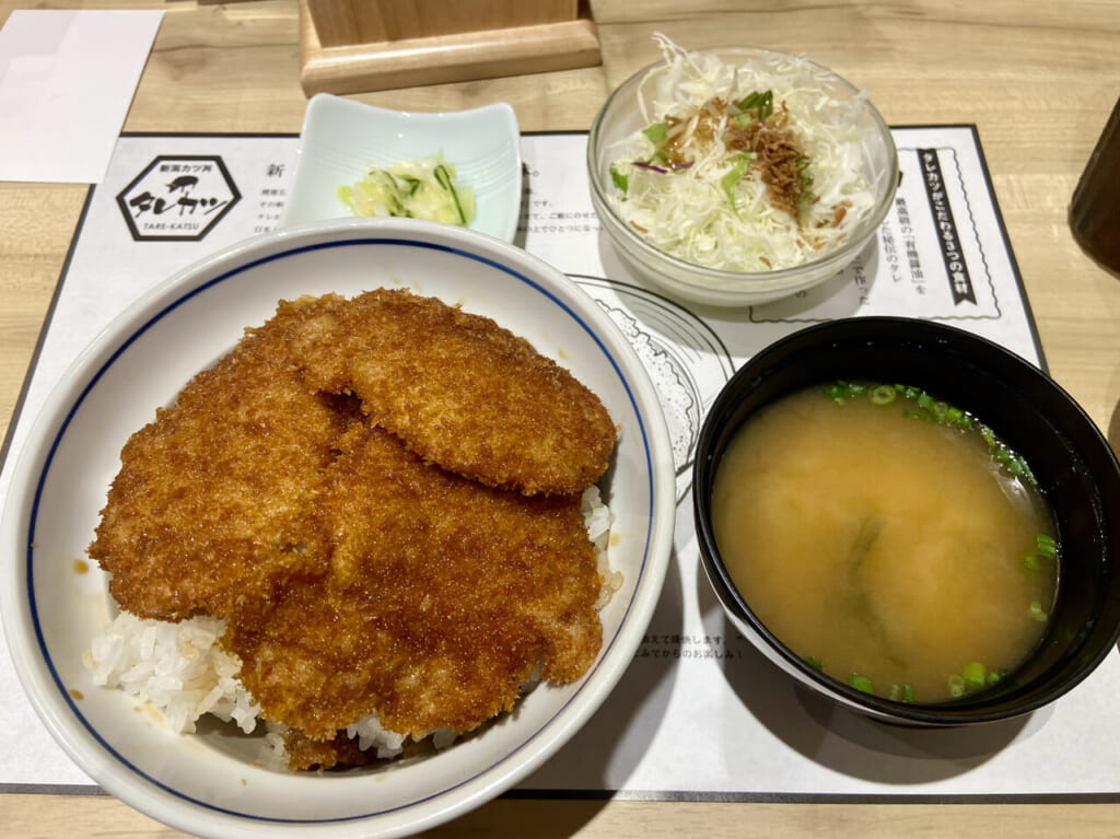 ヒレカツ丼セット