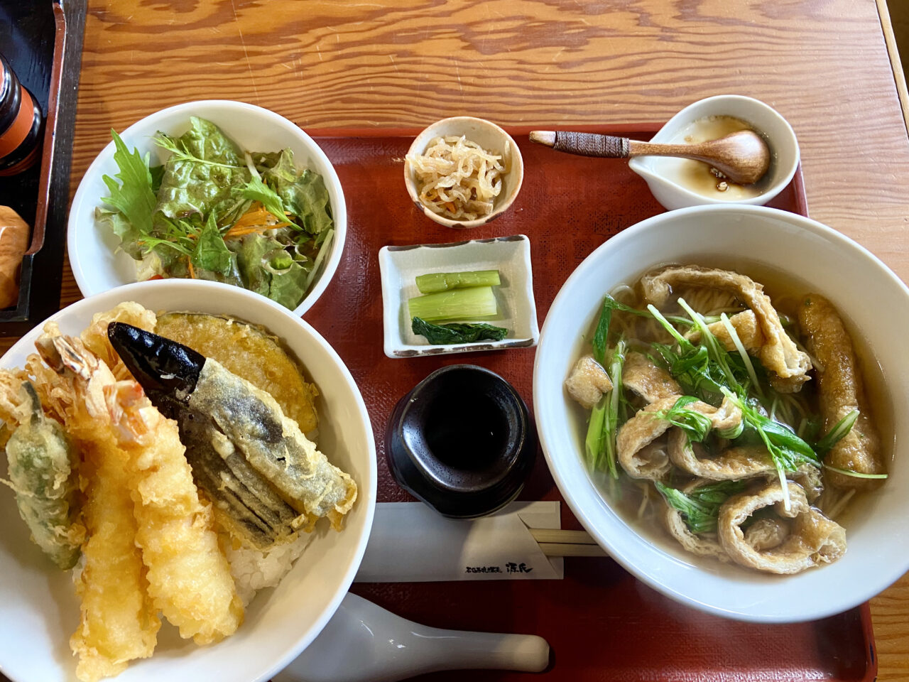 天丼きざみそば