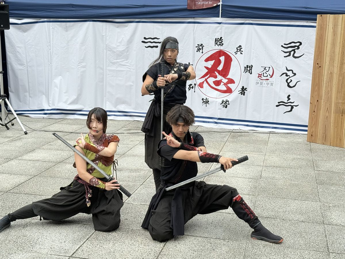忍者現るヒーロー忍者祭2025イン北御堂忍びの里伊賀甲賀名張参上当日