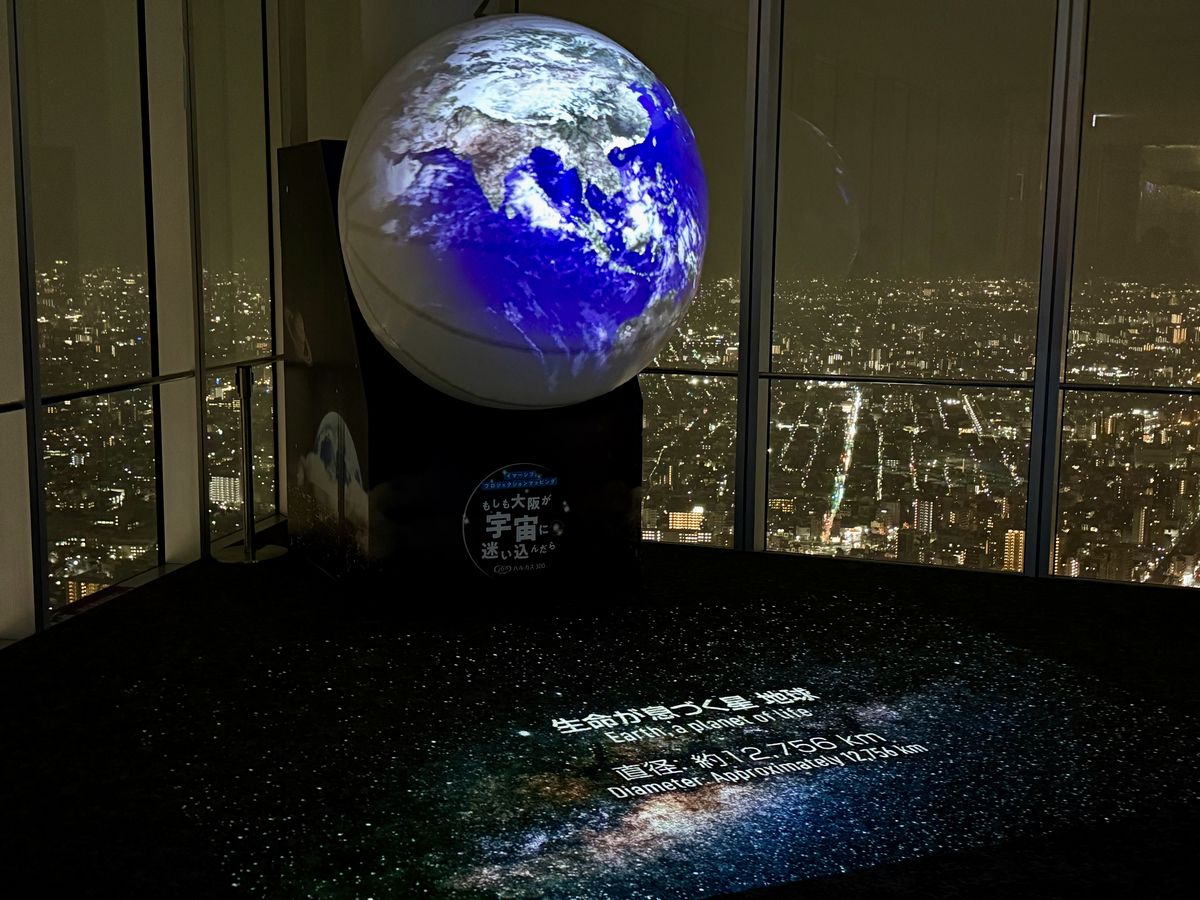 あべのハルカスプロジェクションマッピング