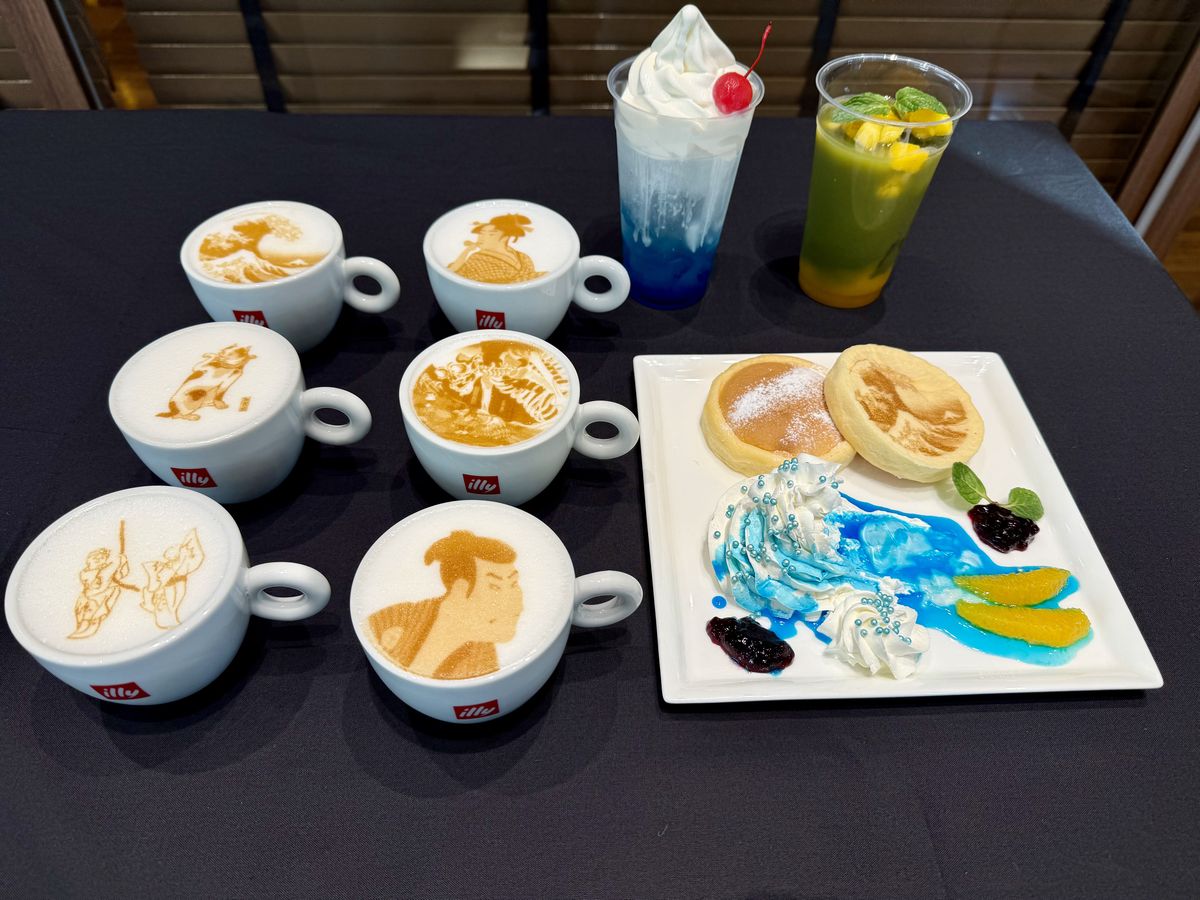 カフェラボ浮世絵コラボメニュー
