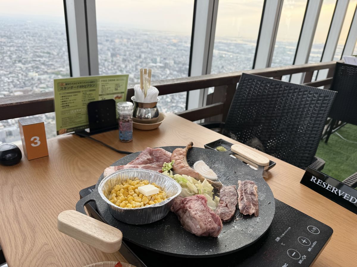 あべのハルカスbbq