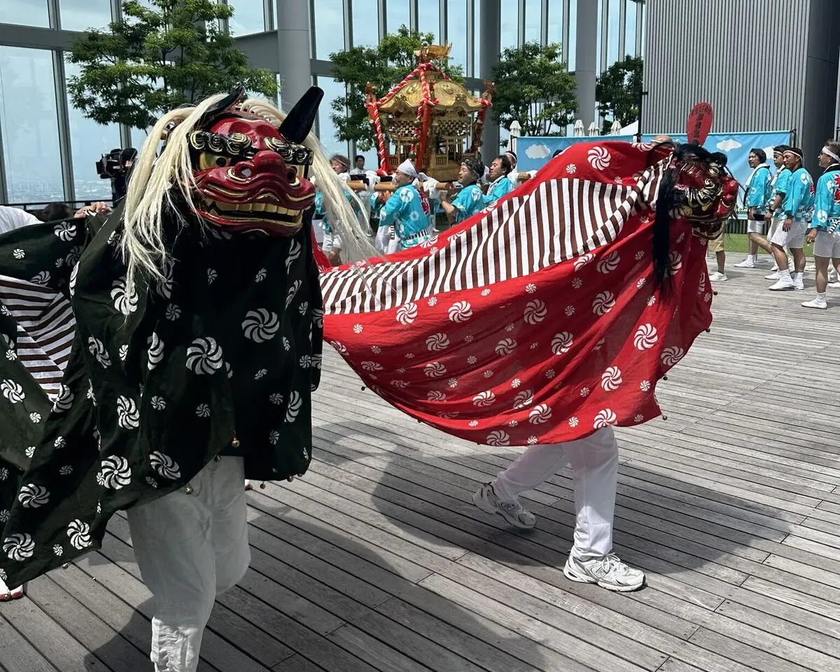 阿倍野神輿阪南獅子舞